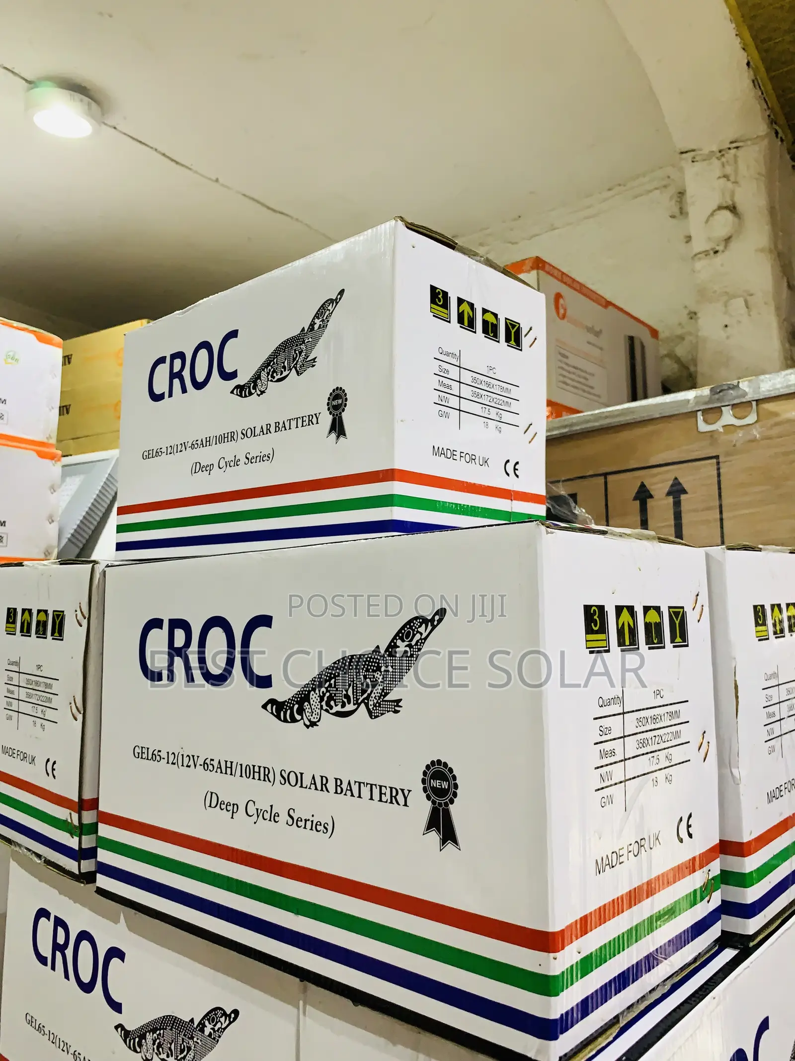 65ah Croc Gel Battery