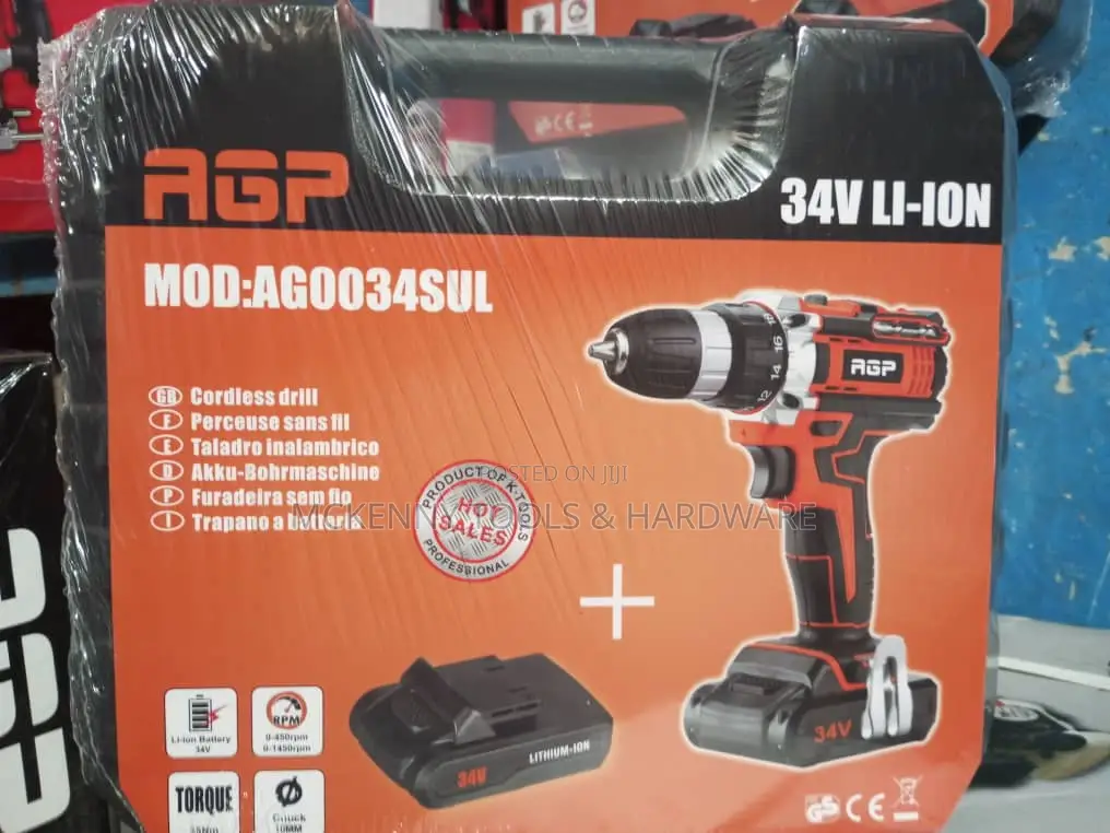 34v Cordless Drill AGP