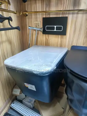 Black Concealed Water Closet