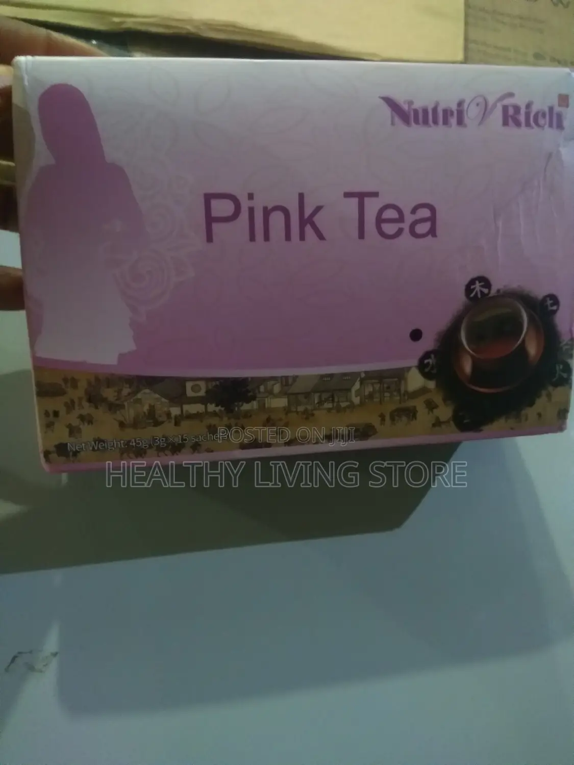 Longrich Pink Tea (Slimming Tea, 15 Tea Bags)