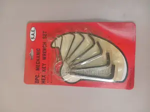 8pc Mechanic Hex Key Wrench Set