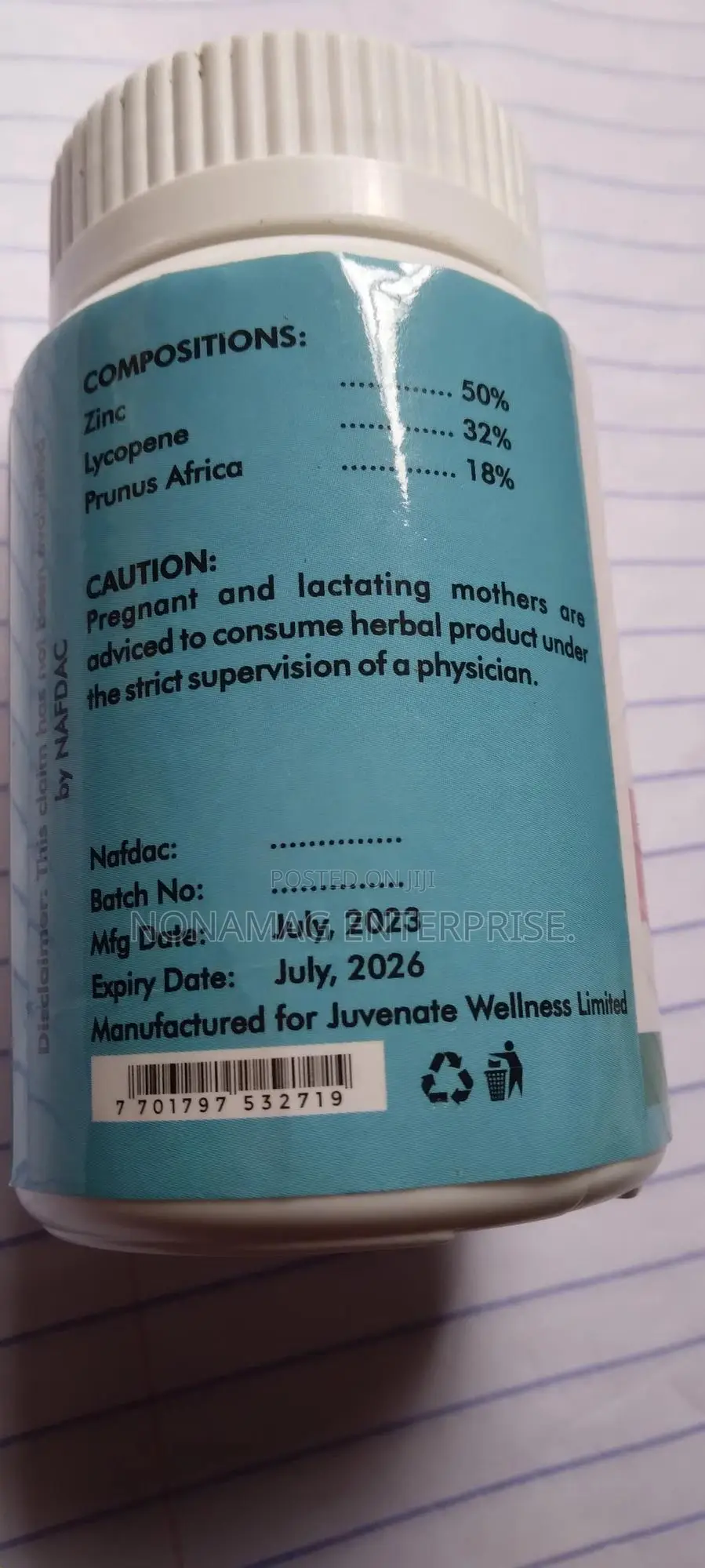 Juveante Prostate Care 60 Caps