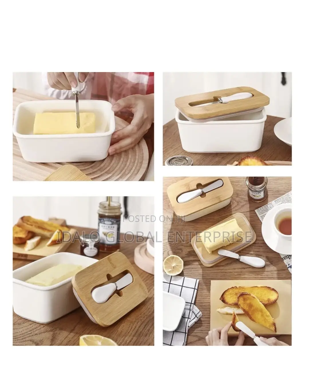 Nordic Ceramic Butter Box