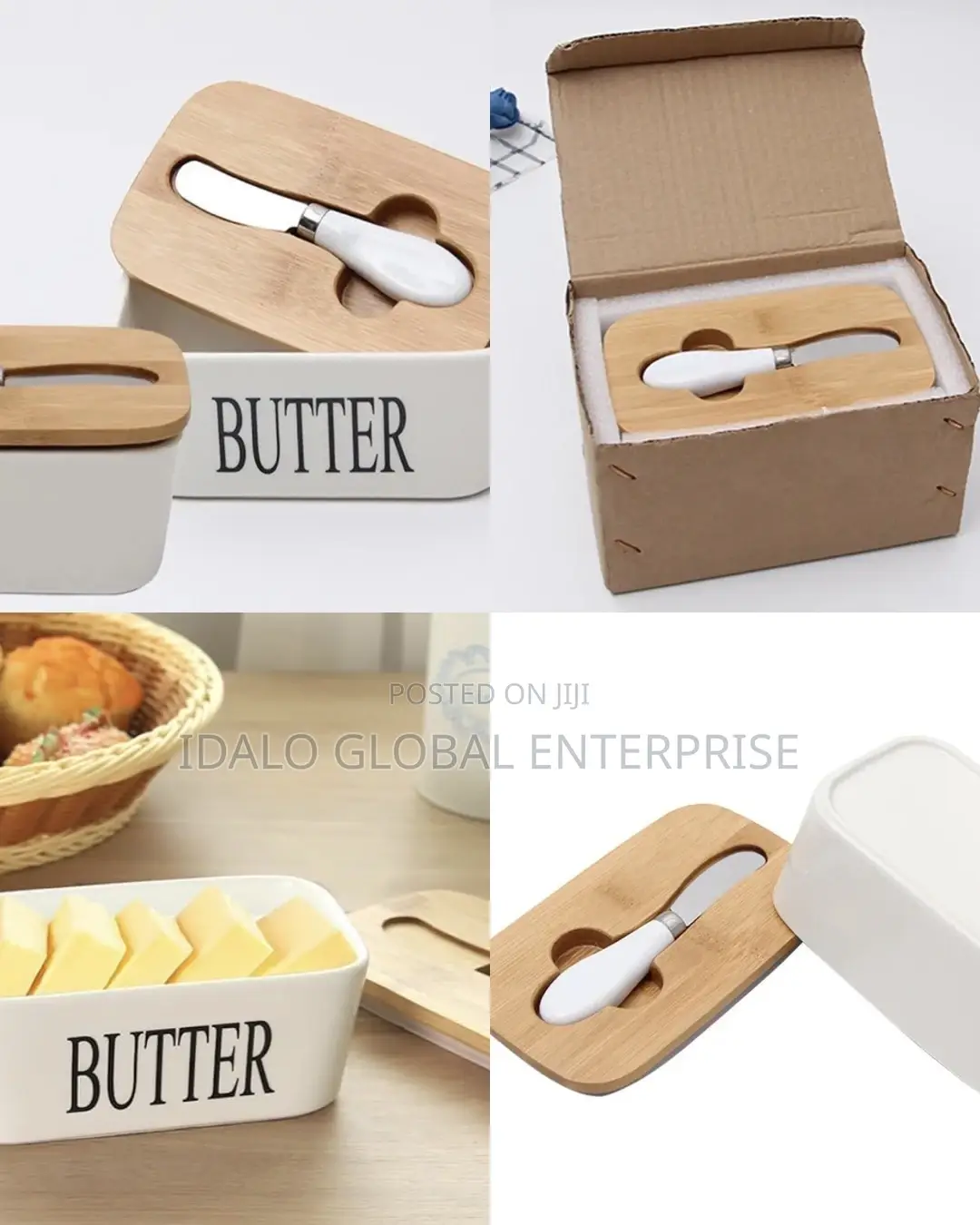 Nordic Ceramic Butter Box