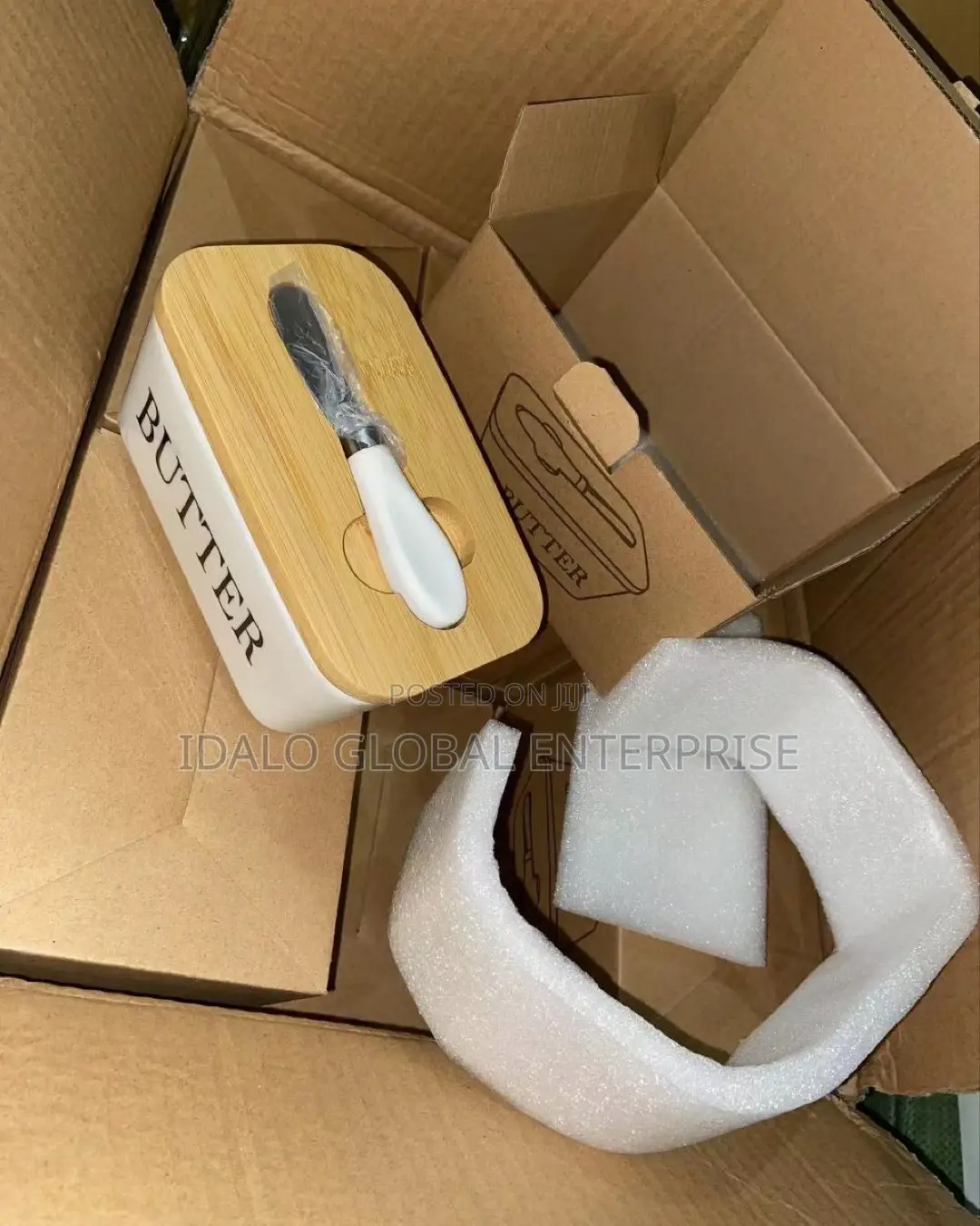 Nordic Ceramic Butter Box