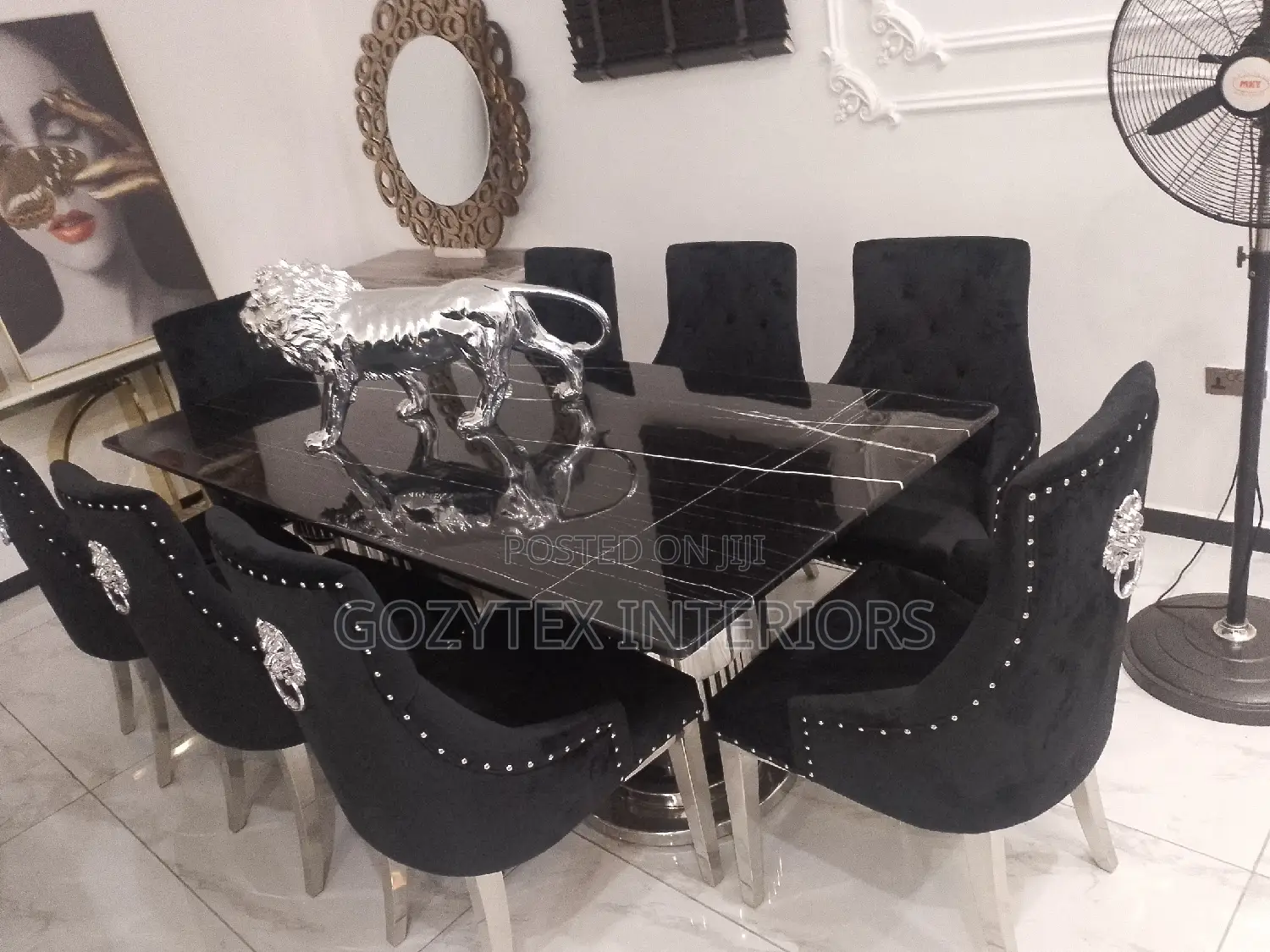 Marble Dinning Table Set
