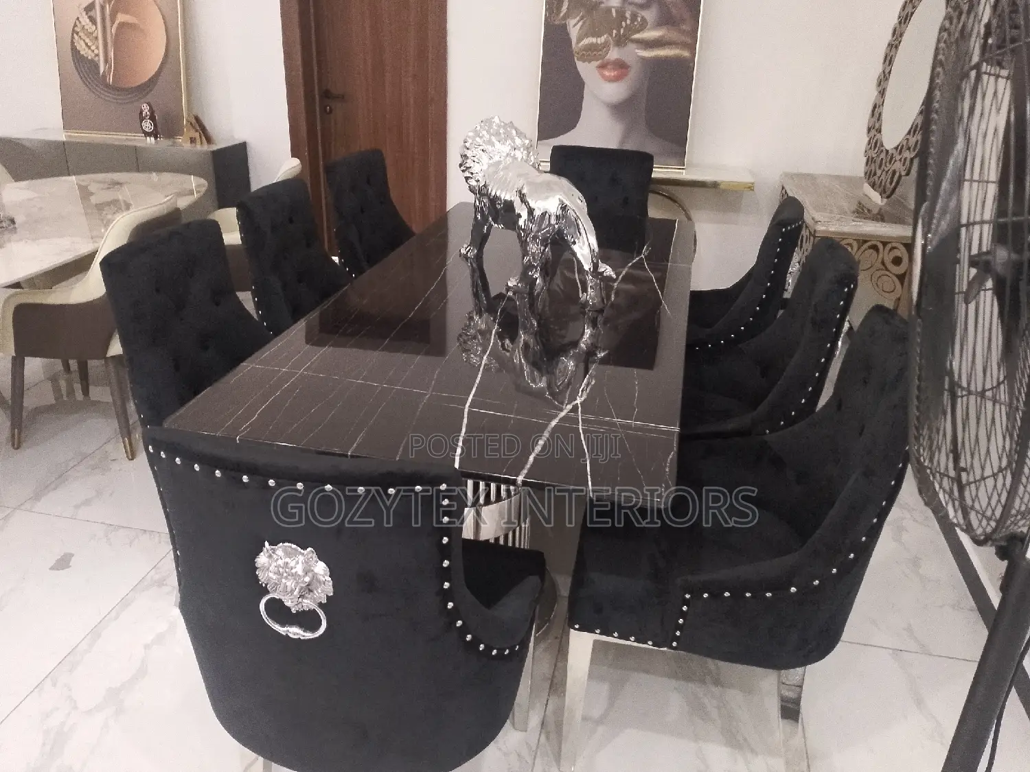Marble Dinning Table Set