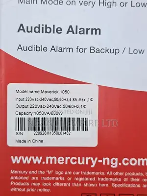 Mercury Ups Maverick 1050