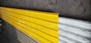 Full Guage Aluminum Roofing Sheets Ovan Baked Yellow.