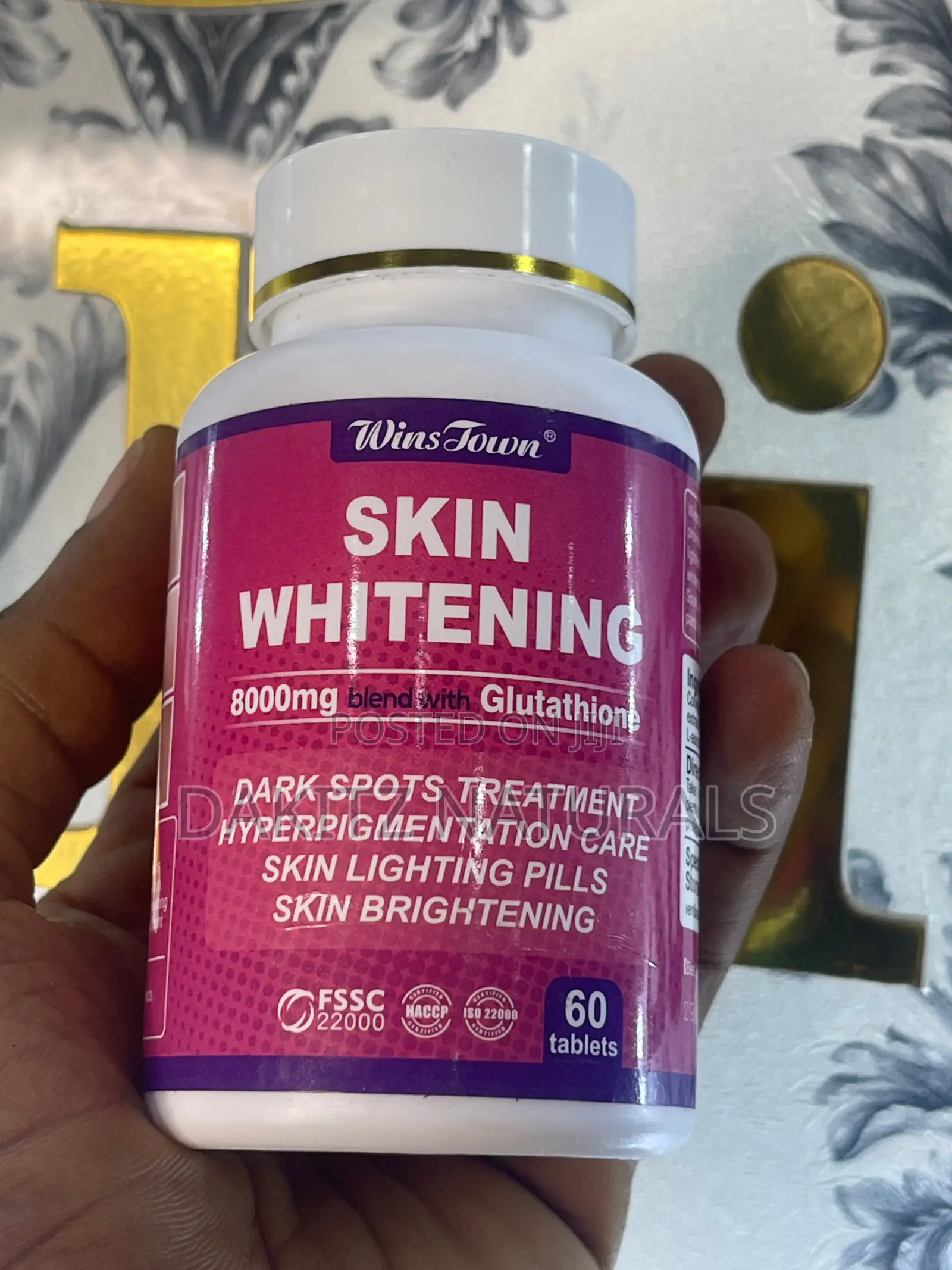 Skin Whitening 8000mg Blend With Glutathione