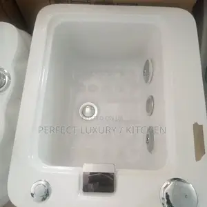 Automatic White Pedicure Bowl