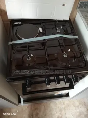 Bruhm Gas Cooker 3 Gas 1 Electric