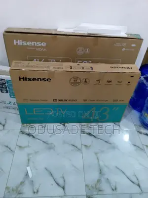 New Hisense Led 43" Tv 43a5100fg