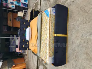 Quality 4.5by6 Upholstery Padded Bed Frame With One Bed Side