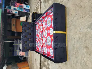 Quality 4.5by6 Upholstery Padded Bed Frame With One Bed Side