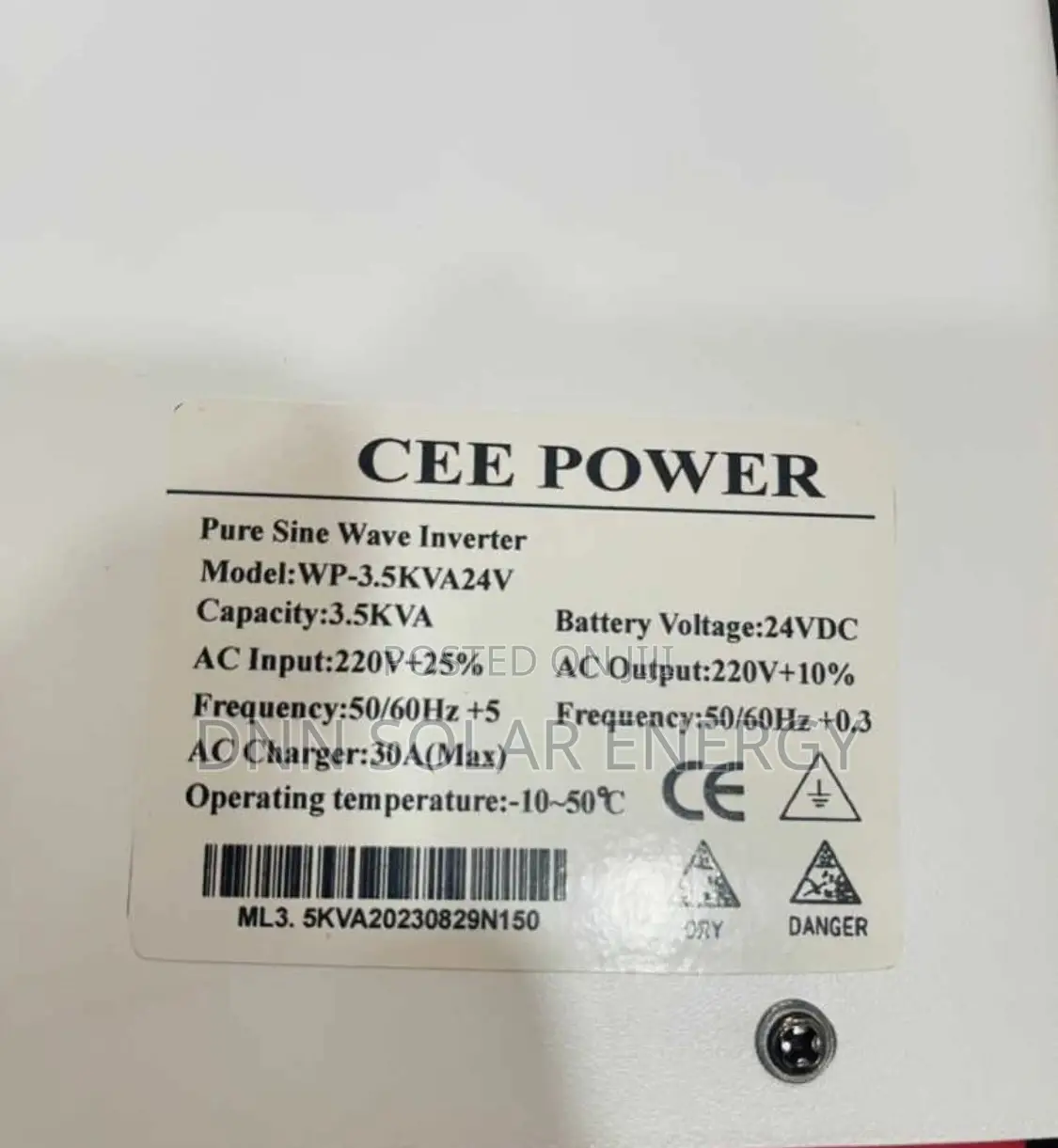 3.5kva Cee Power Inverter