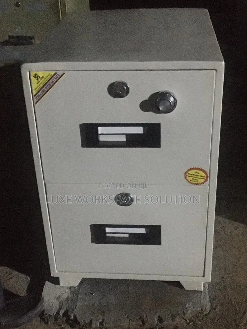 2 Drawers Fireproof Safe