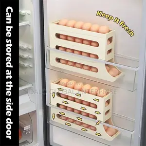 Refrigerator Egg Storage Box - Eggs Rolling Rack