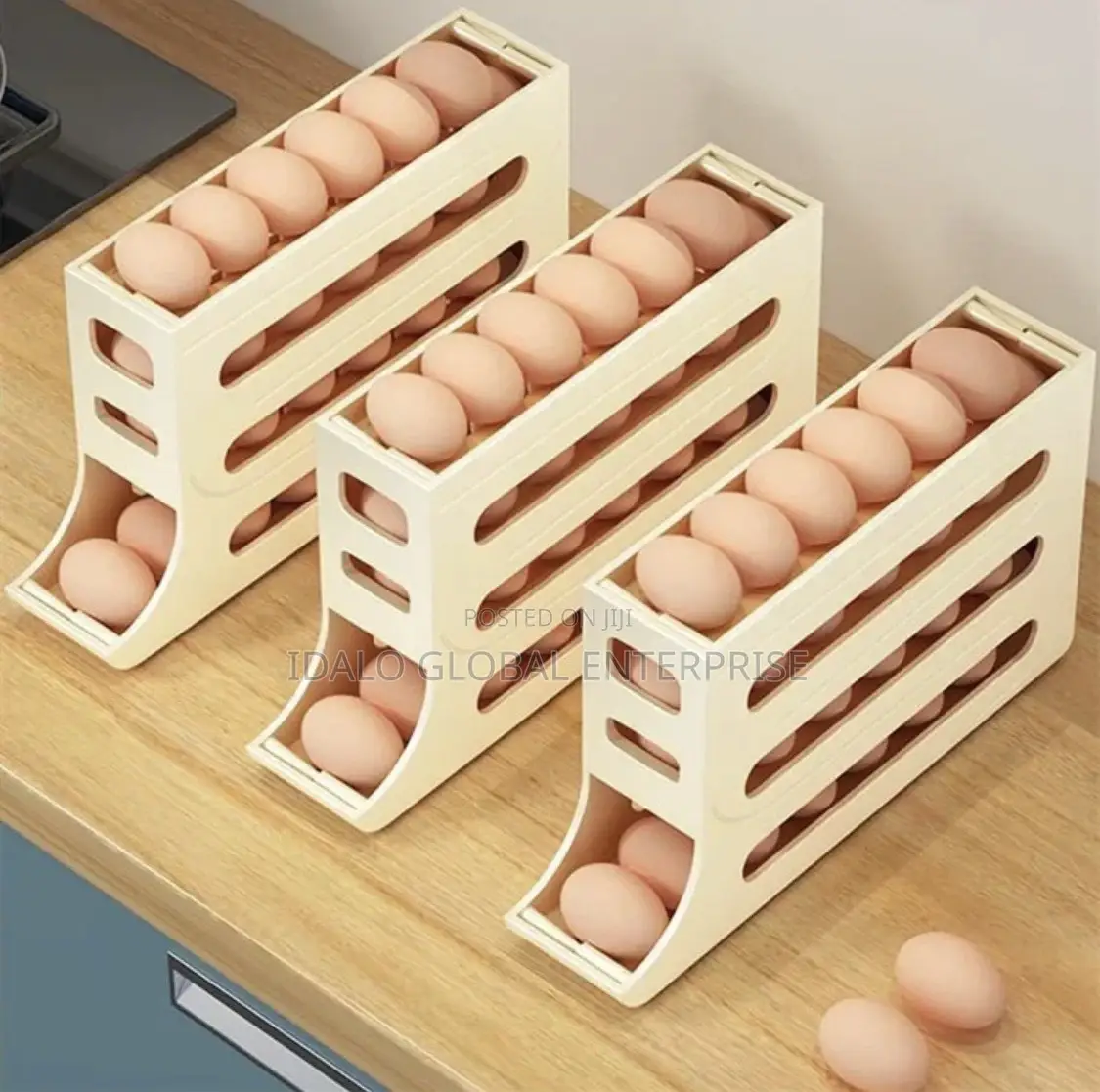 Refrigerator Egg Storage Box - Eggs Rolling Rack