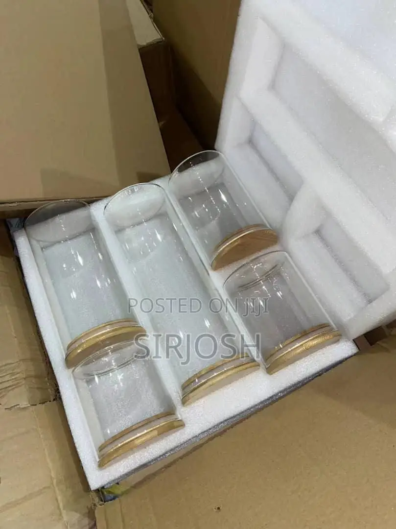 6 Sets Glass Jar