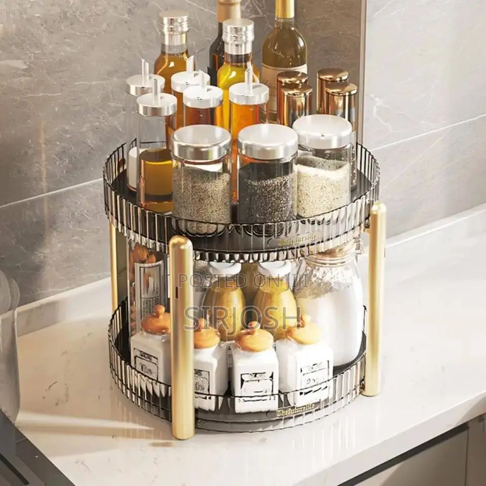 Double Layer Acrylic Storage Rack