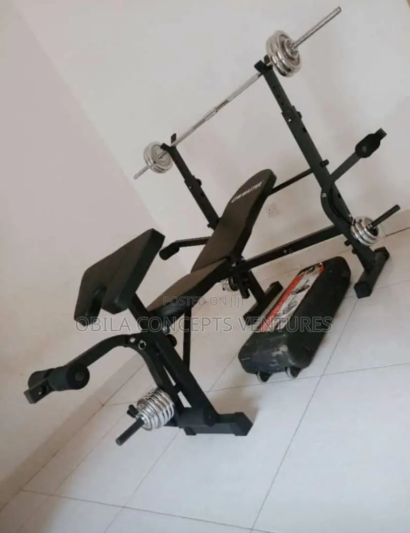 Weight Lifting Bench With 50KG Set