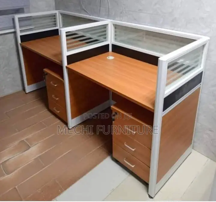 2men Workstation With Mobile Draw