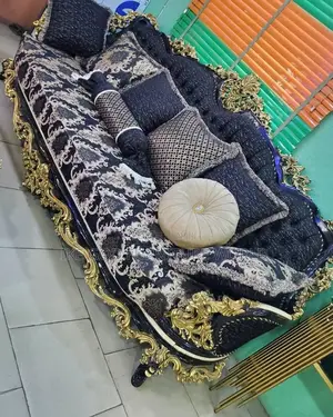 Complete Set by 8seater Imported Turkish Royal Fabric Sofa