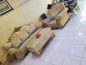 7seater Imported Turkish Royal Fabric Sofa Chair
