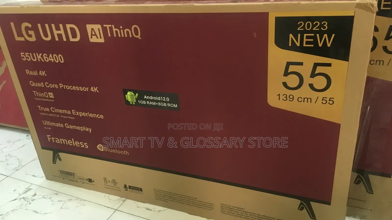 55 Inches Smart Frameless Clouds Android