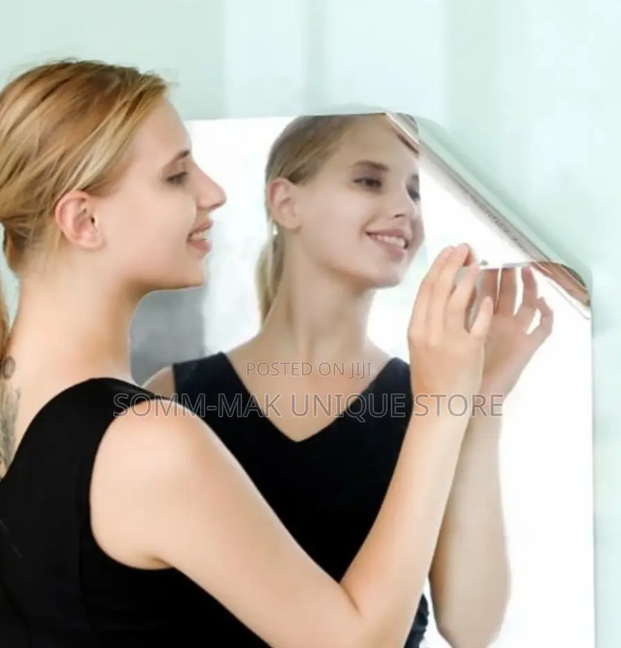 Self-Adhesive Wall Sticker Flat Mirror - 40x60cm