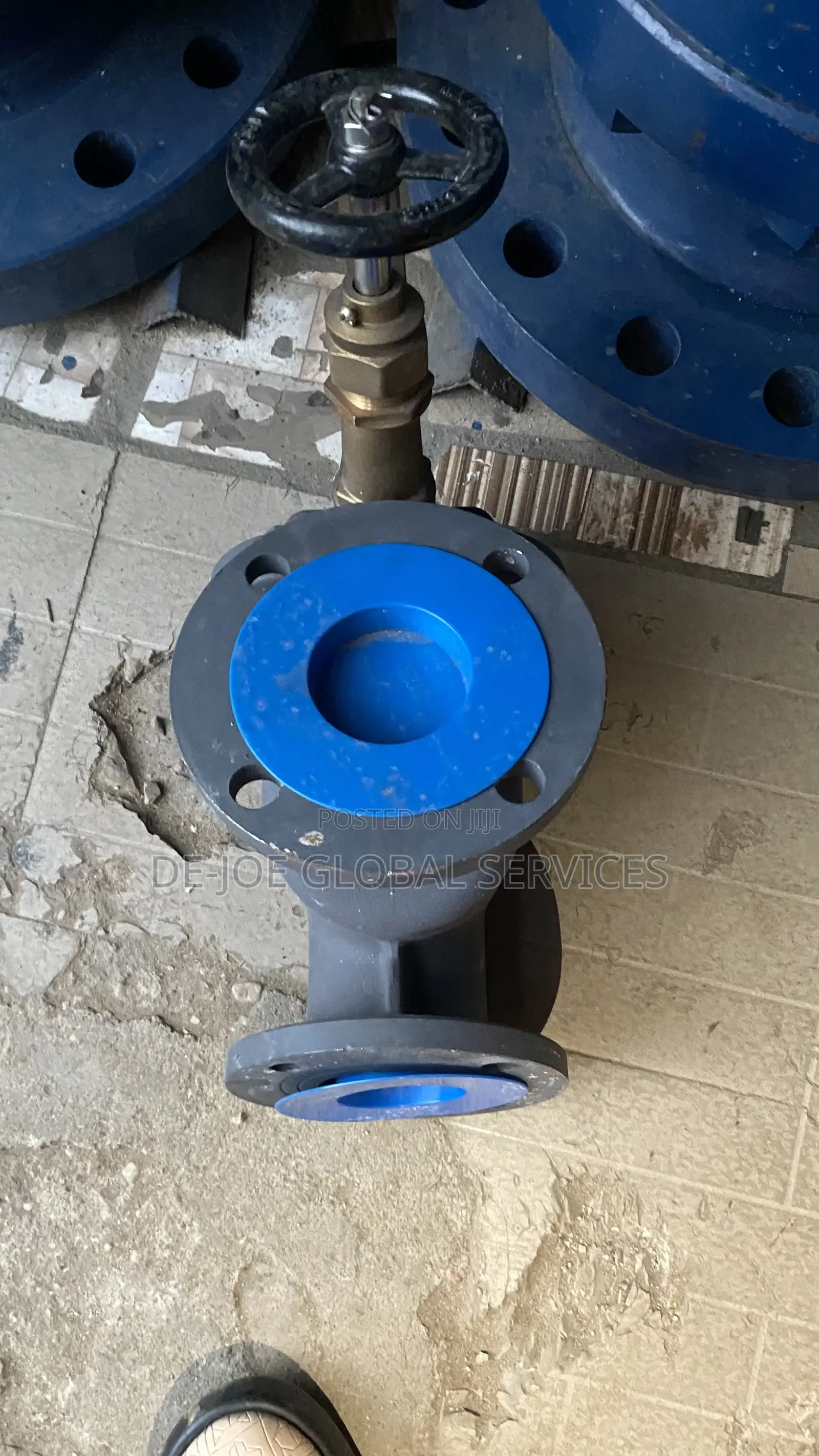 Cast Iron Storm Valve Angled Type With Handle