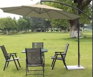 Outdoor Canopy With Foldable Table With Chairs