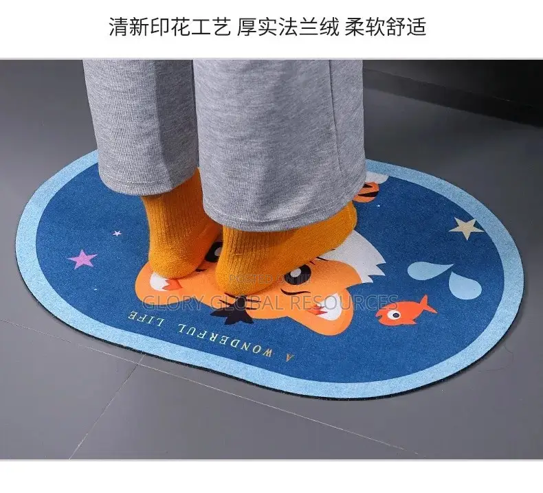Absorbent Bathroom Anti-Slip Quick Drying (Character Design)
