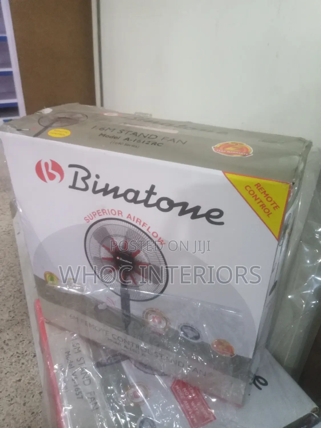 Binatone 1.6M Remote Control Stand Fan