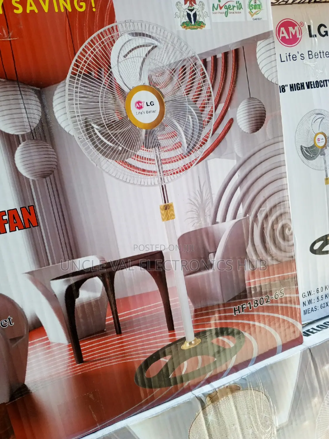AM LG 18" Standing Fan