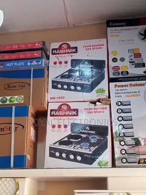 Heavy Duty Rashnik 4 Burner Gas Stove.
