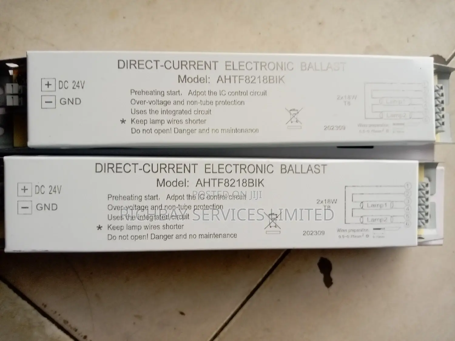 24v Ballast 2*18w