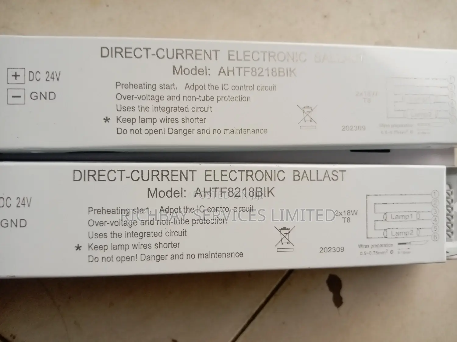 24v Ballast 2*18w