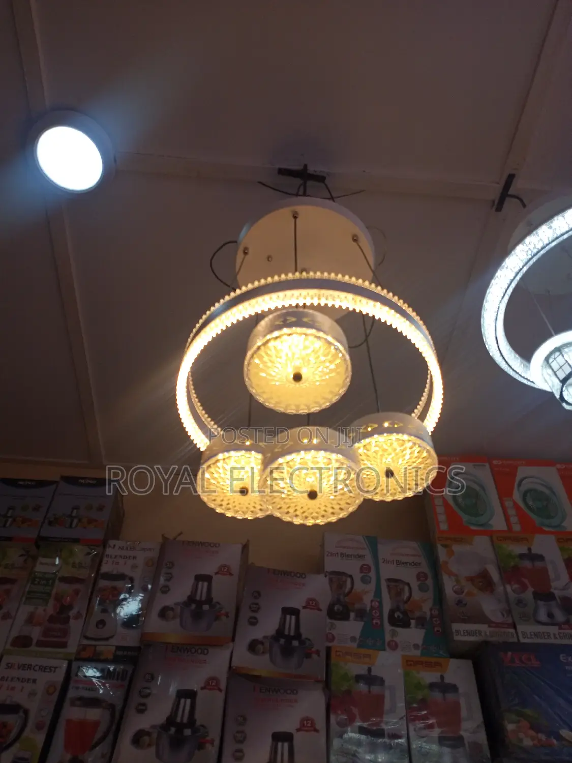 Top Class Multicolor 4-Drop Led Chandelier Light