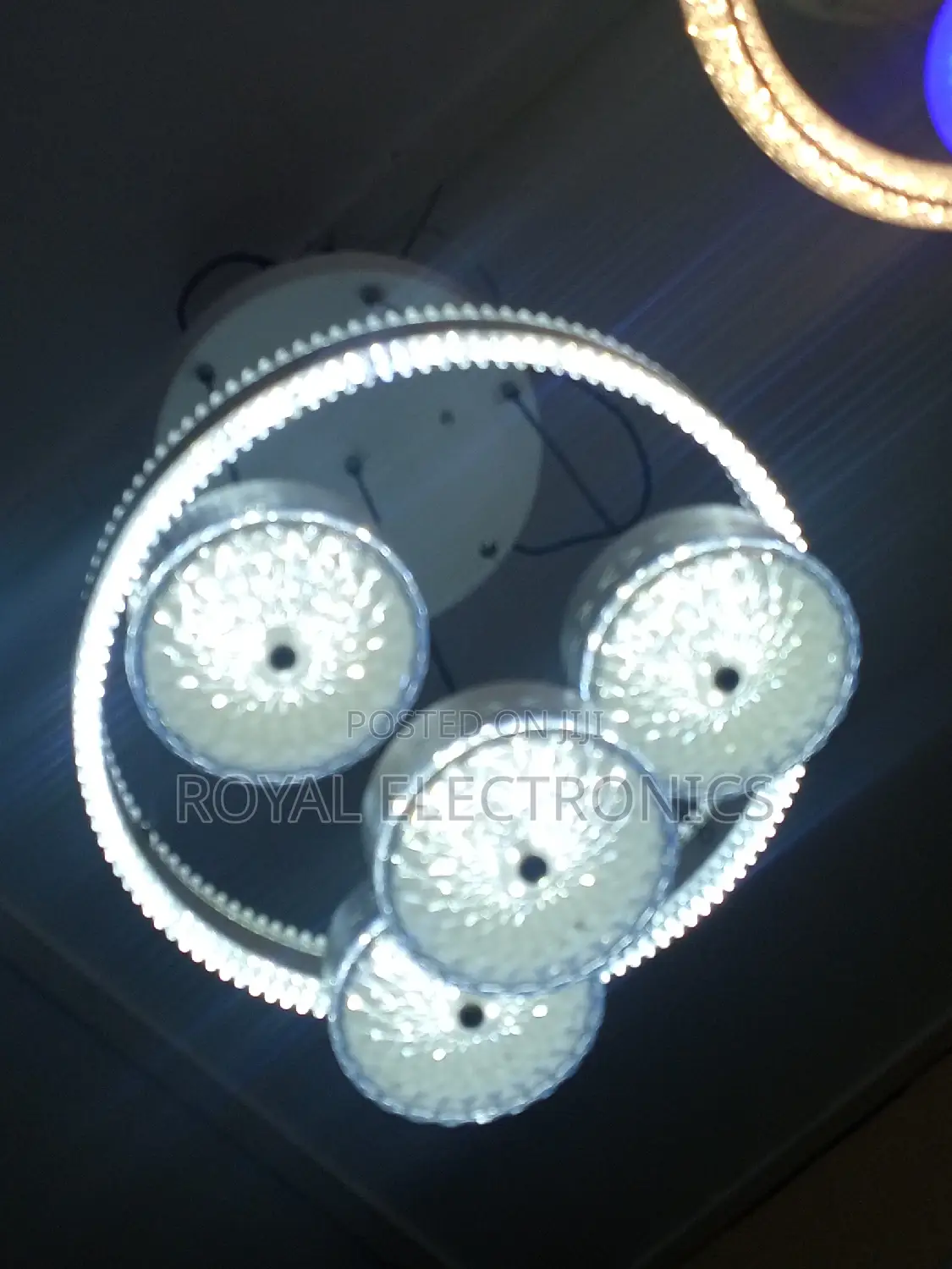 Original Multicolor 4-Drop Led Chandelier Light