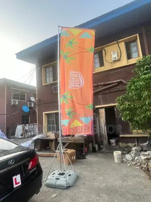 Giant-Pole Flag Banners Printing (Stand and Printing)