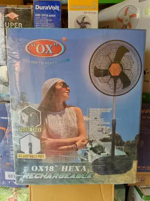 High Quality Original OX Standing Rechargeable Fan 18inches