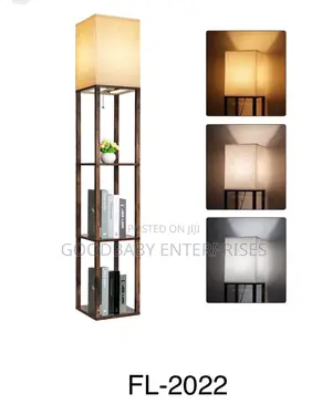 Floor Lamp With Shelf