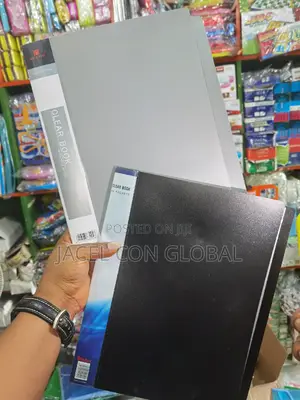 Clear Book 40 Pockets File Folder ( Different Colors )