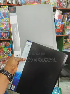Clear Book 40 Pockets File Folder ( Different Colors )