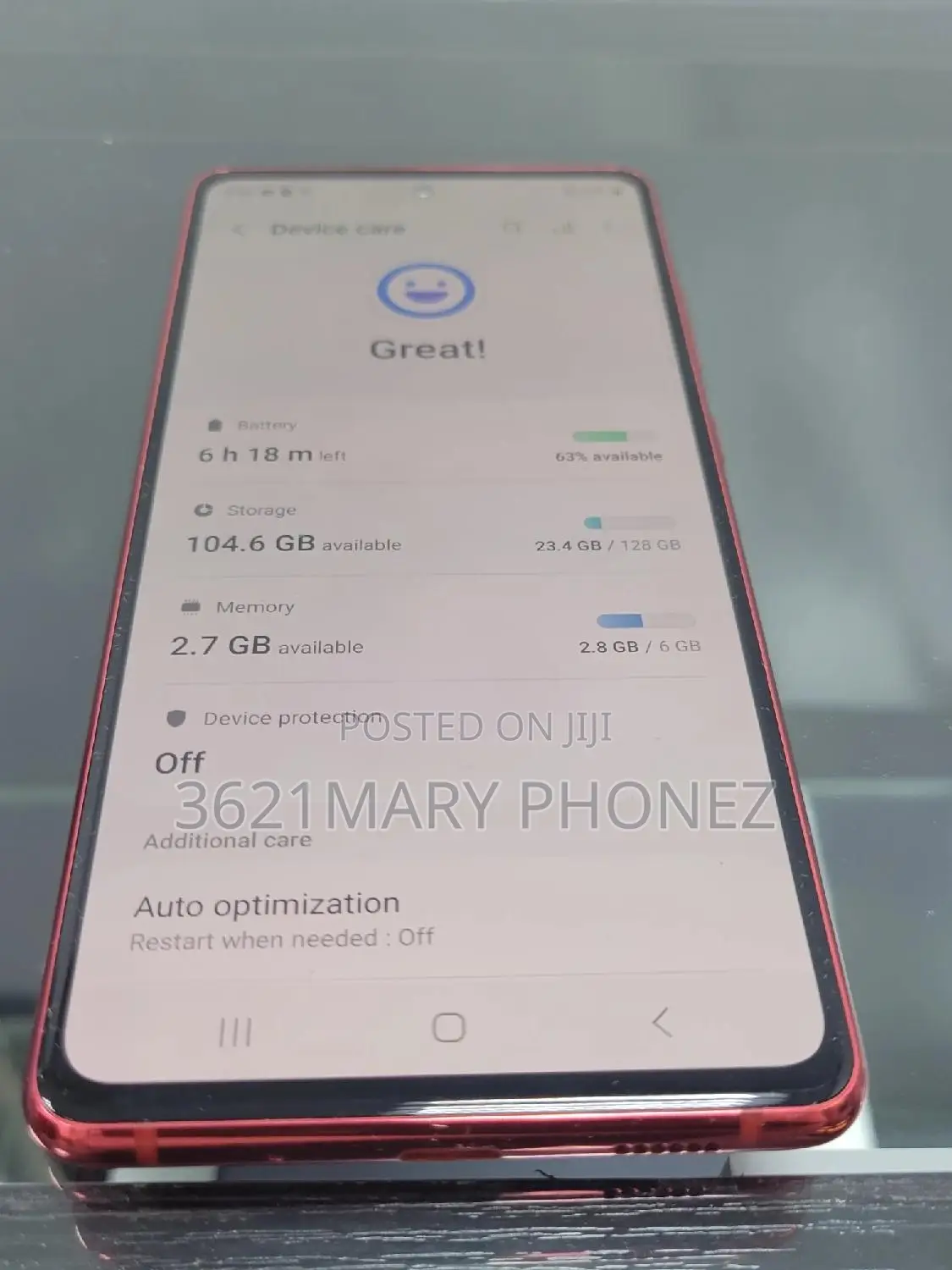 Samsung Galaxy S20 FE 128 GB Red