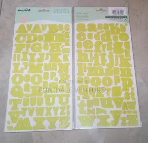 Uppercase And Lower Case Alphabet Stickers