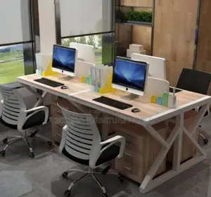 4seater Imported Office Workstation Quality Product