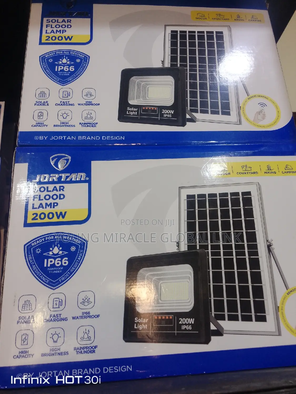 200W Solar Flood Lamp Light